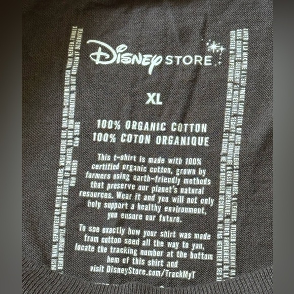Disney Grumpy Short Sleeve Gray T-shirt “Stop Global Whining” Organic Cotton XL - Picture 5 of 7